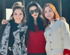 范冰冰红衣现身慈山寺拜权贵气文雅豪门阔太奉